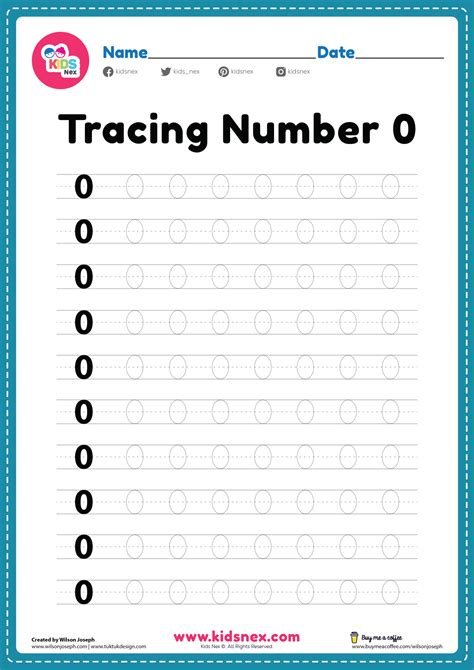 Tracing Numbers Worksheets Number Formation 0 To 9 Numbers 0 To 9 - Numbers 0 To 9
