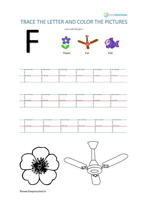 Tracing The Letter F F K5 Learning Letter F Tracing Sheets - Letter F Tracing Sheets