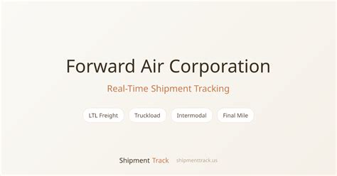 Track Forward Air