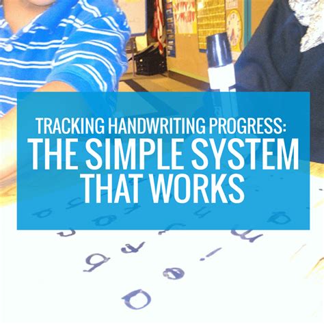 Tracking Handwriting Progress The Simple System That Works Teaching Handwriting To Kindergarten - Teaching Handwriting To Kindergarten