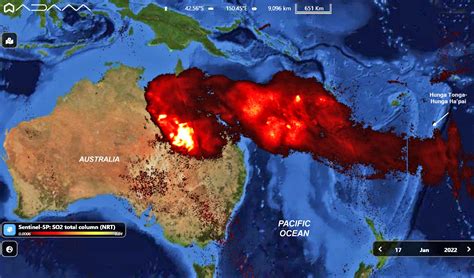 Tracking So2 Plumes From The Tonga Volcano Eruption Volcanoe Science - Volcanoe Science