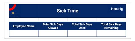 Tracking Vacation And Sick Time In Excel