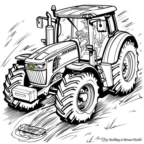 tractor coloring pages