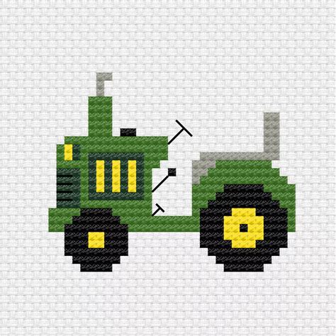 tractor cross stitch patterns