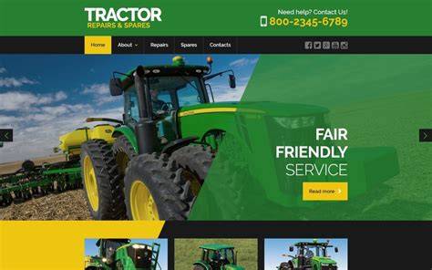 tractor website templates