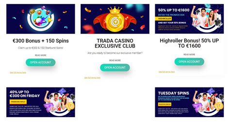 trada casino promotions