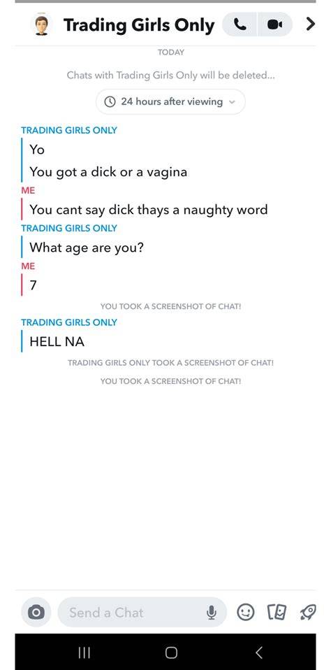trade nudes snap