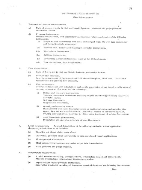 Full Download Trade Theory Question Paper For Instrumentation 