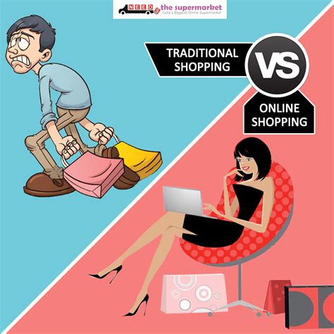 traditional vs online shopping