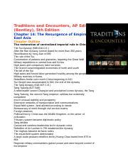 Download Traditions And Encounters Chapter Outlines 5Th Edition 