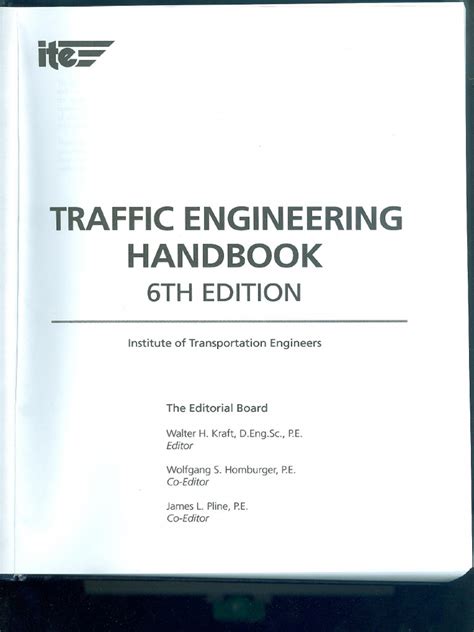 Read Online Traffic Engineering Handbook 2009 6Th Edition 