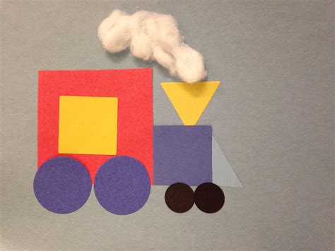 Train Cut And Paste Craft Simple Mom Project Train Template For Preschool - Train Template For Preschool