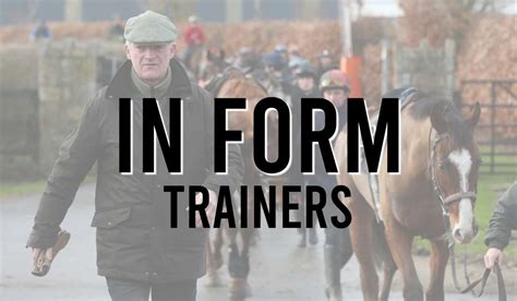 trainers in form racing system