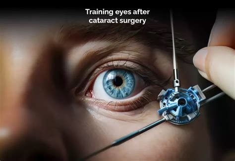 training eyes after cataract surgery