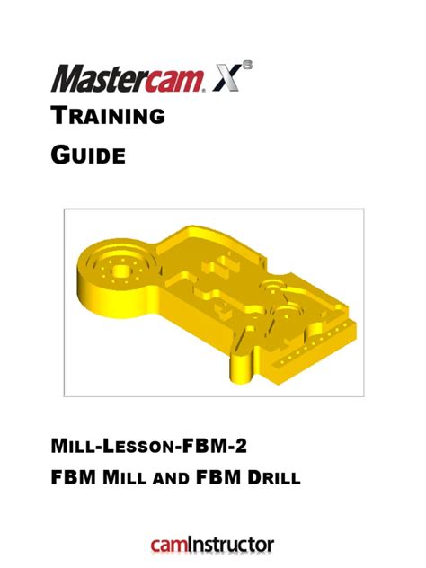 Read Online Training Guide Mill Lesson Fbm Design 