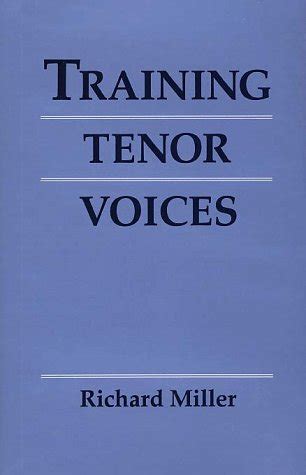 Read Online Training Tenor Voices 