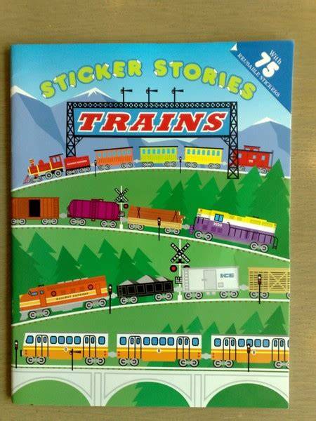 trains sticker stories