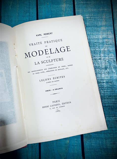 traite pratique du modelage et de la sculpture con
