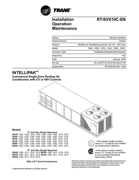 trane grba rooftop units wiring diagrams