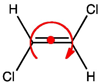 trans-1,2-dichloroethylene C2h - ChemTube3D