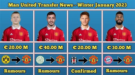 transfer rumours manchester united