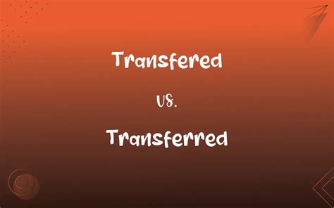 transferred meaning