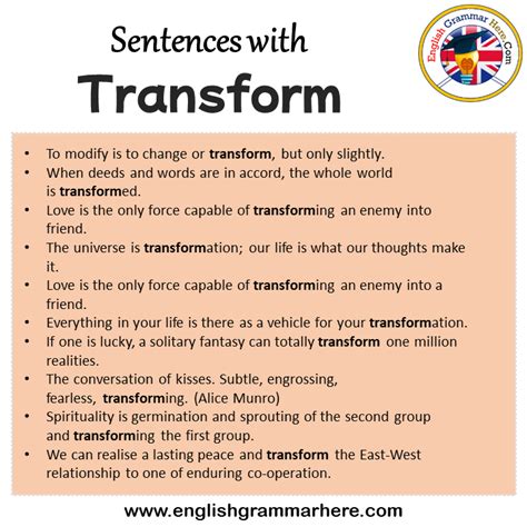 transform english