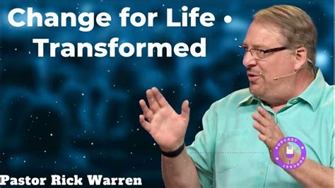 Transformed Rick Warren