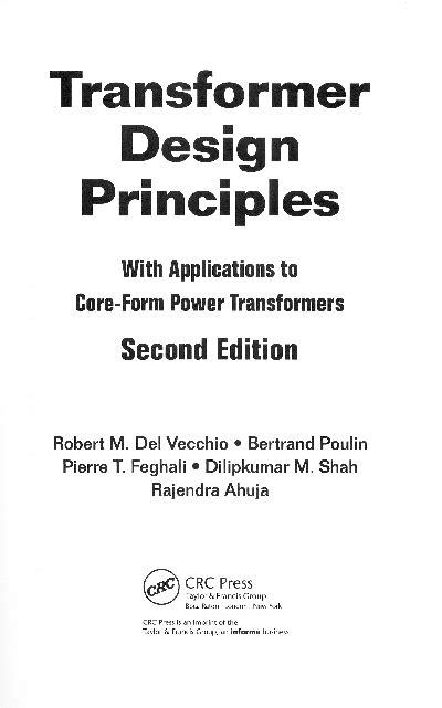 Full Download Transformer Engineering Design And Practice 