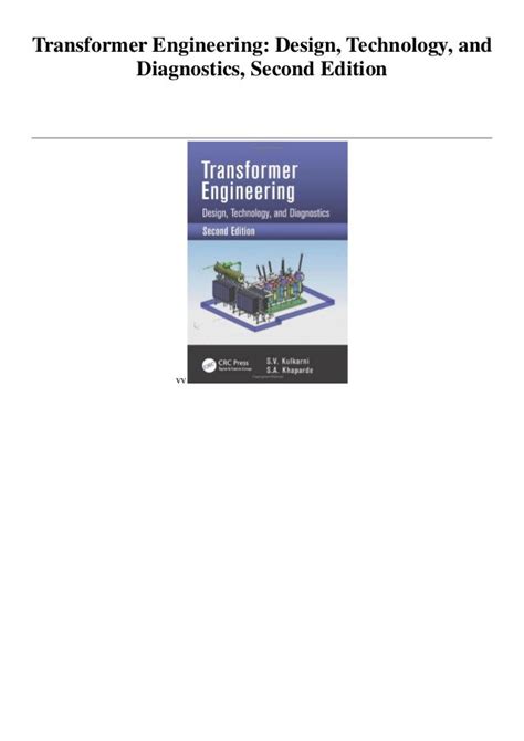 Read Transformer Engineering Design Technology And Diagnostics Second Edition 