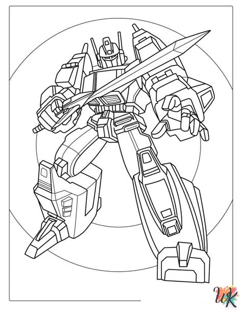transformers coloring page