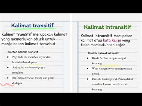 Transitif Dan Intransitif