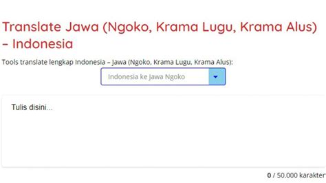 translate jawa indonesia