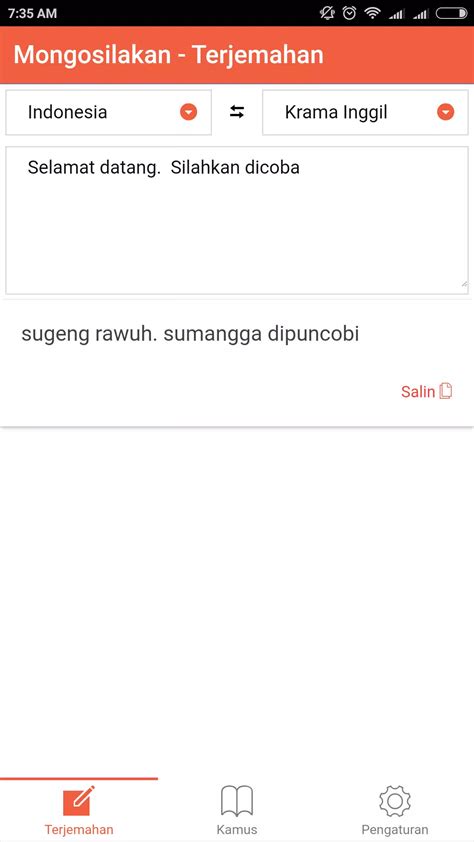 TRANSLATE JAWA KE INDONESIA DAN SEBALIKNYA - Terjemah Bahasa Jawa ke Bahasa Indonesia