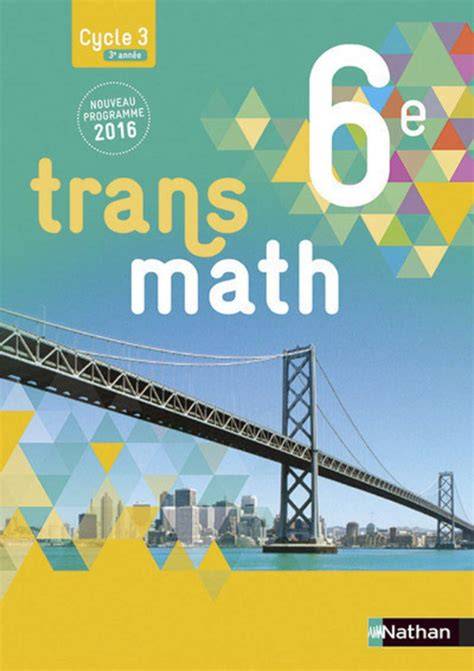 transmath 6e grand format nouveau programme 2016