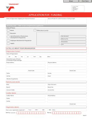 Transnet Database Application Forms For 2014
