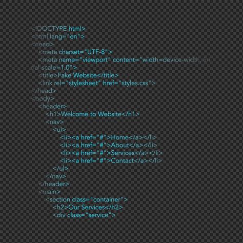 transparent png html