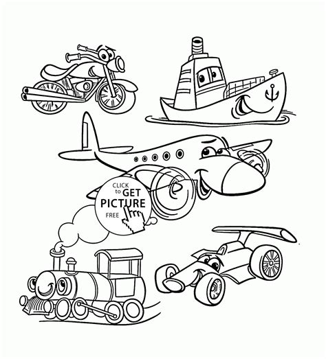 Transport Coloring Pages Free Coloring Pages Printable Transportation Coloring Pages - Printable Transportation Coloring Pages