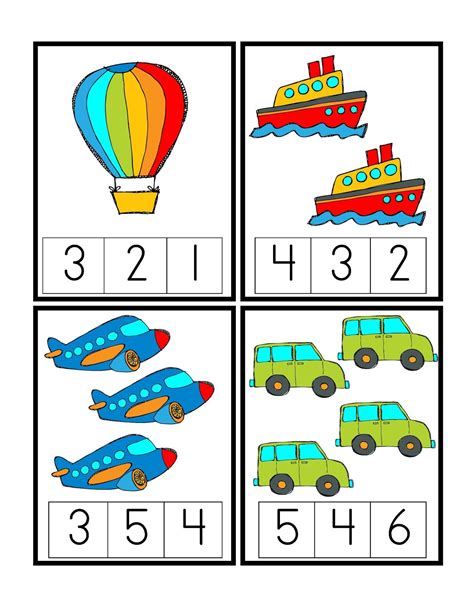 Transportation Activities 1 2 3 Kindergarten Kindergarten Transportation - Kindergarten Transportation