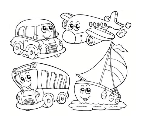 Transportation Coloring Pages For Kids Itsy Bitsy Fun Printable Transportation Coloring Pages - Printable Transportation Coloring Pages