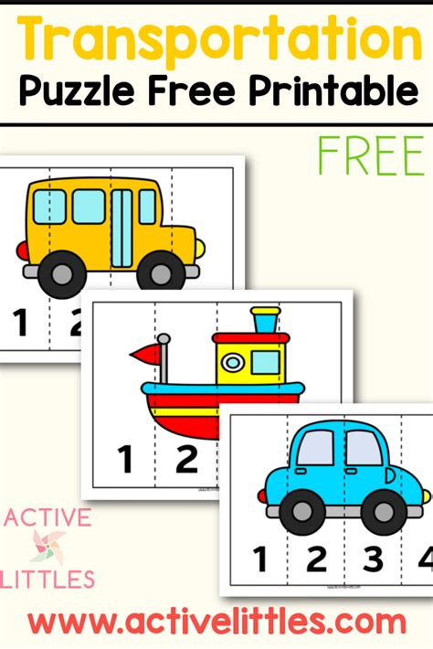 Transportation Theme Free Printable Active Littles Transportation Preschool Worksheets - Transportation Preschool Worksheets