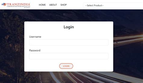 Tranzindia Consumer Login