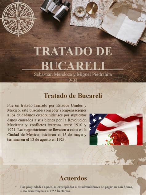 Tratado De Bucareli Cuando Termina