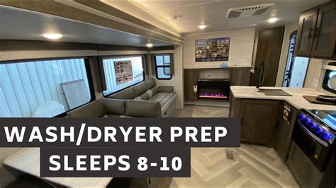 travel trailer with washer dryer hookup
