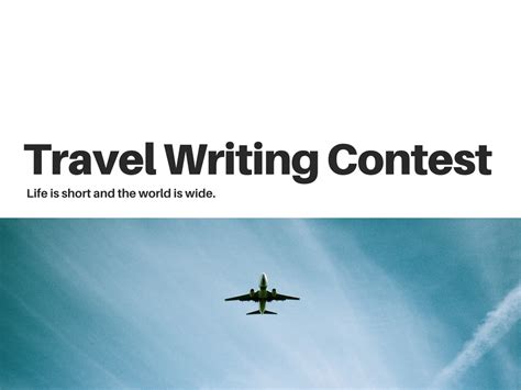 Travel Writing Competition 2014 Closes On The 31st Close Writing - Close Writing