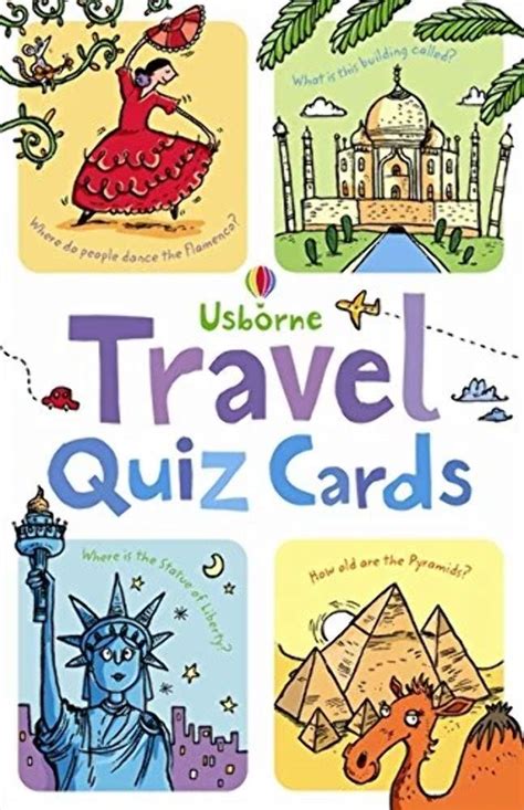Read Travel Quiz Usborne Quiz Cards Activity And Puzzle Cards 