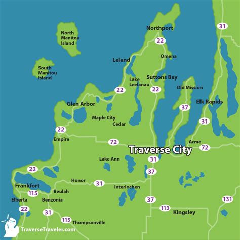 Traverse City Map