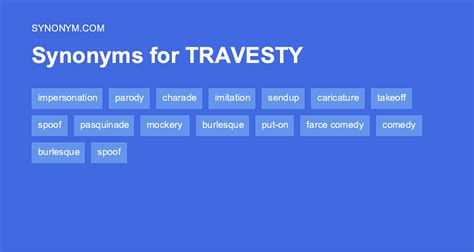 Travesty Synonym Words