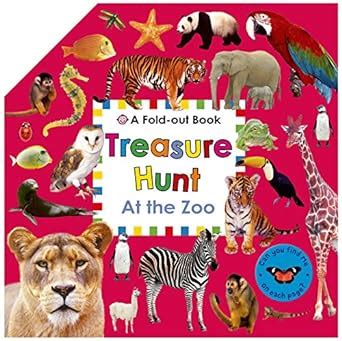 Read Treasure Hunt At The Zoo A Fold Out Book 
