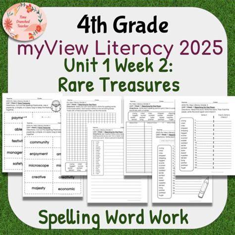 treasures unit 1 4th grade test